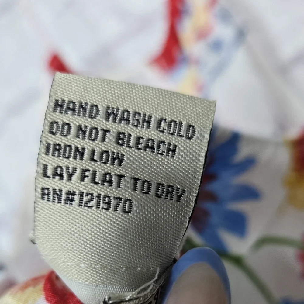 Flying Tomato floral boho halter hi-low open back dress Large women's - Picture 10 of 10